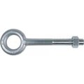 Ken Forging Eye Bolt 1/4"-20, 5 in Shank, 1/2 in ID, Carbon Steel, Galvanized N2001-5*